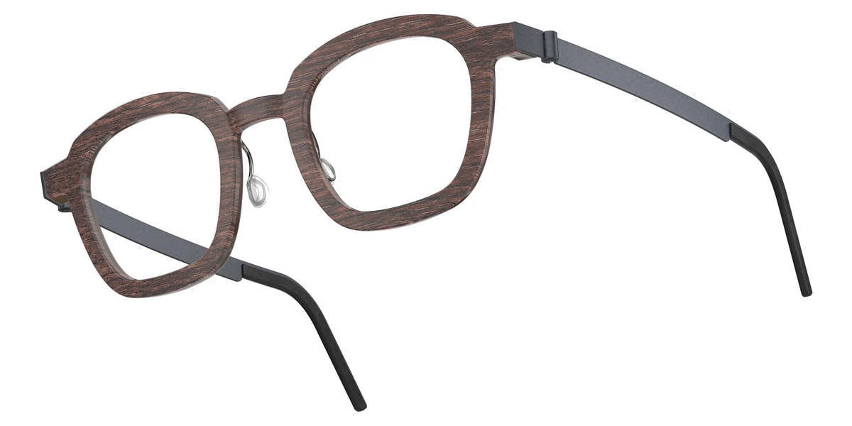 Color: Smoked Oak/Dark Brown U16 SL43 Blue/Gray- Lindberg Buffalo Titanium LND1858WB11U1647