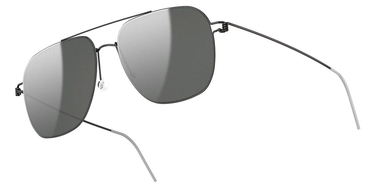 Color: PU9 SL40 Silver Mirrored-Gray - Lindberg Sun Titanium LND8210PU9SL4055