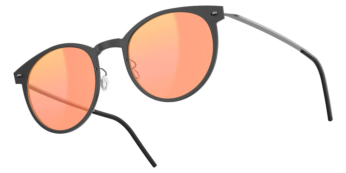 Color: D16-10 SL50 Orange Mirrored-Medium Gray - Lindberg Sun Titanium LND8310D16-10SL5052