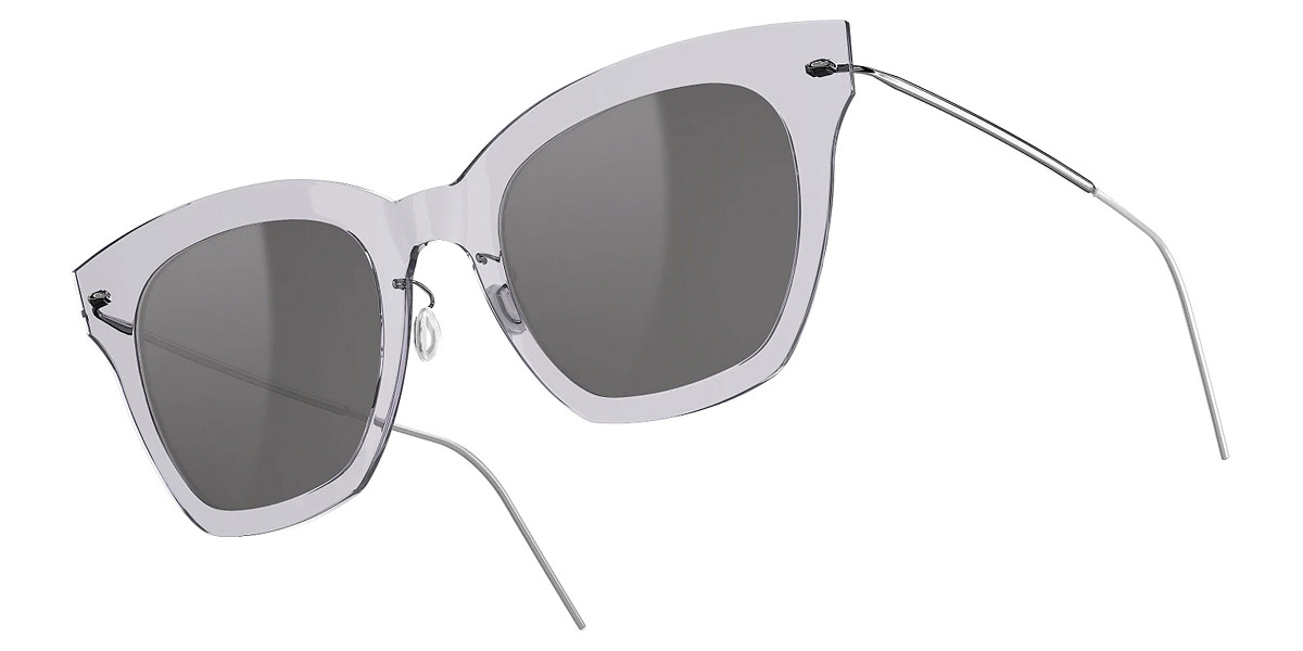 Color: C07-P10 SL49 Light Silver Mirrored-Gray - Lindberg Sun Titanium LND8334C07-P10SL4952