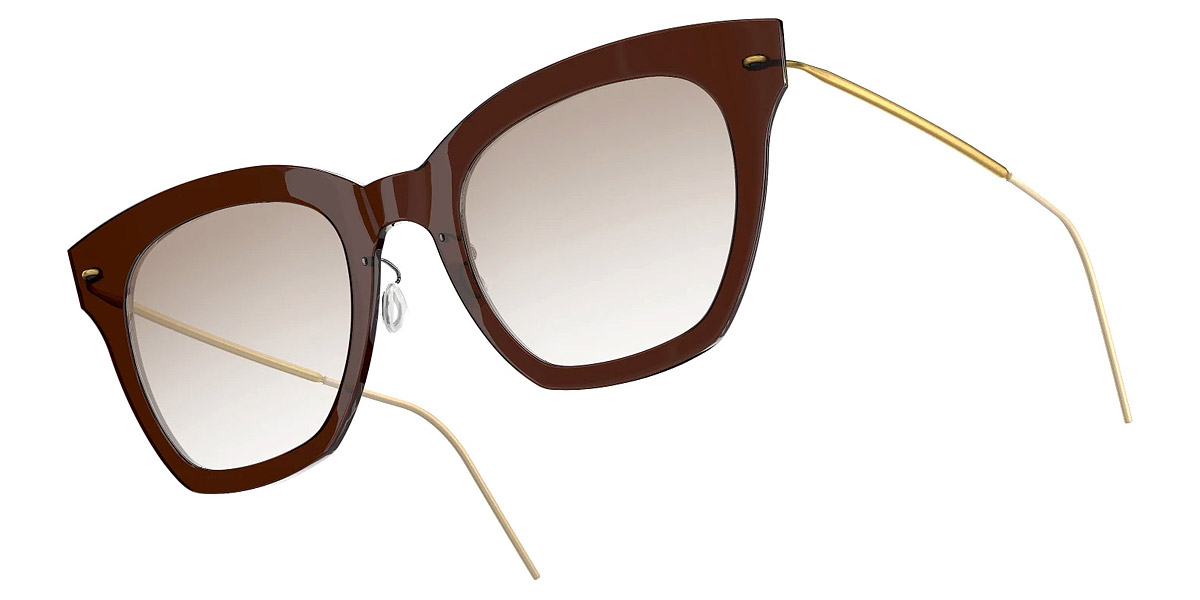 Color: C10-GT SL29 Brown Gradient - Lindberg Sun Titanium LND8334C10-GTSL2952