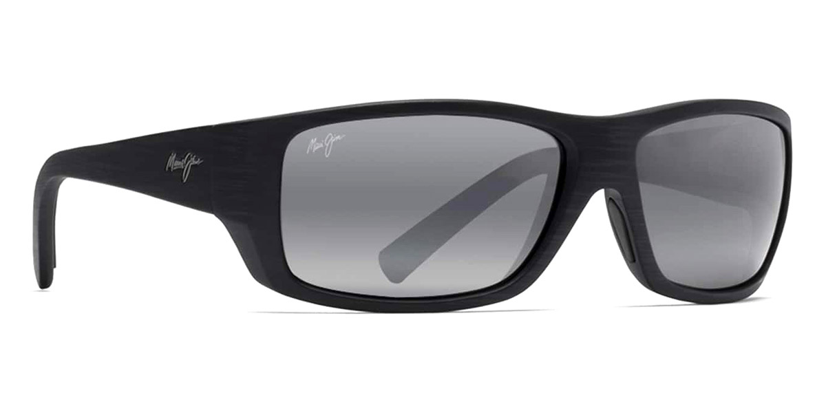 Color: Matte Black Woodgrain (123-02W) - Maui Jim MJI123-02W60.5