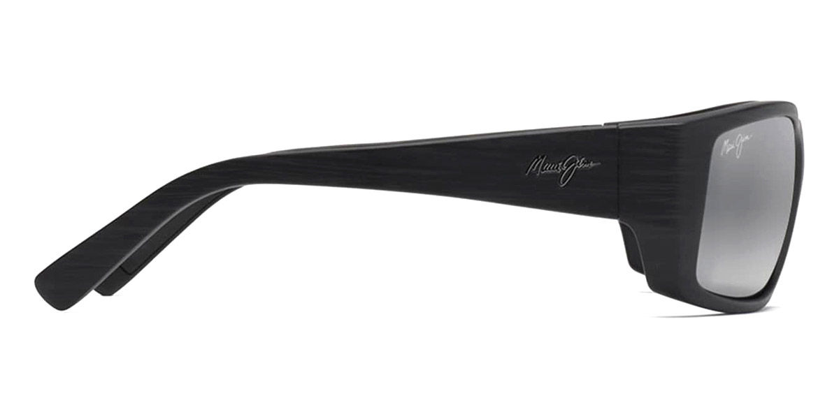 Color: Matte Black Woodgrain (123-02W) - Maui Jim MJI123-02W60.5