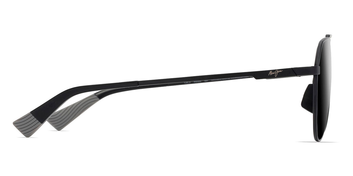 Color: Matte Black with Gray (634-02) - Maui Jim MJI634-0259