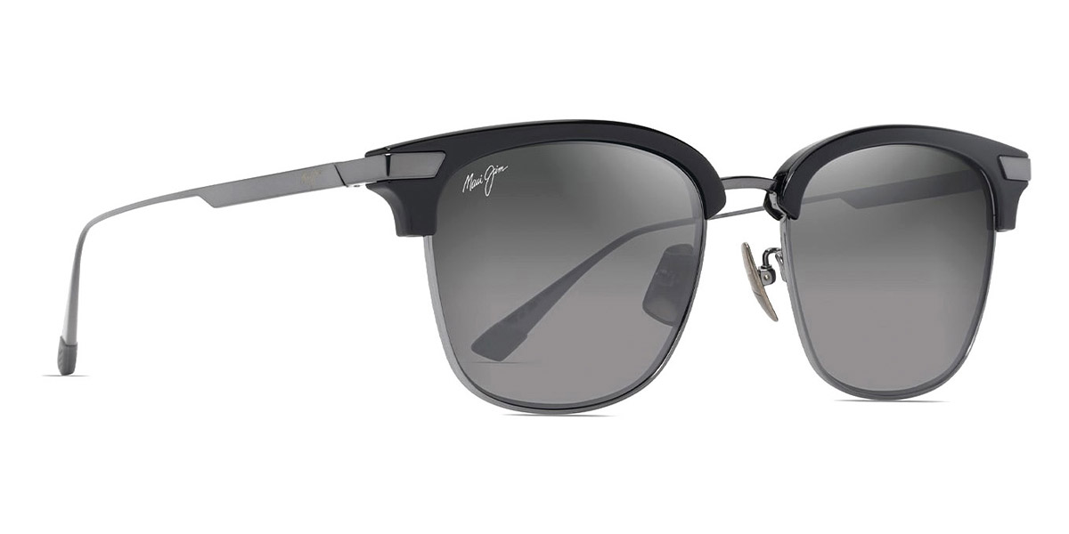 Color: Shiny Black with Dark Silver (GS629-02) - Maui Jim MJIGS629-0255