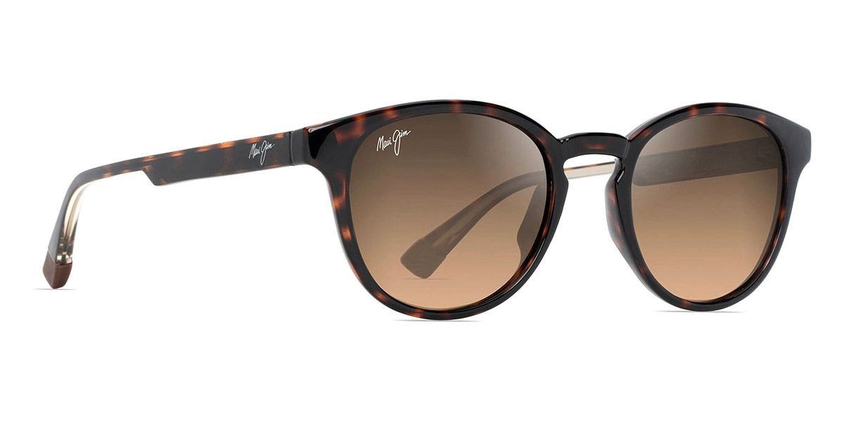 Color: Shiny Dark Havana with Trans Yellow (HS636-10) - Maui Jim MJIHS636-1050