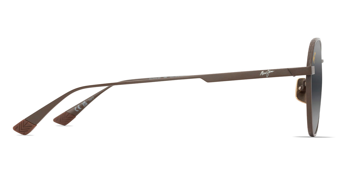 Color: Shiny Brown (MM627-011) - Maui Jim MJIMM627-01155