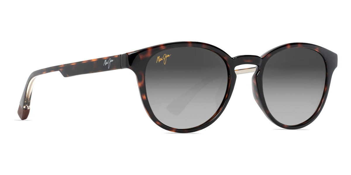 Color: Shiny Dark Havana with Trans Yellow (MM636-001) - Maui Jim MJIMM636-00150