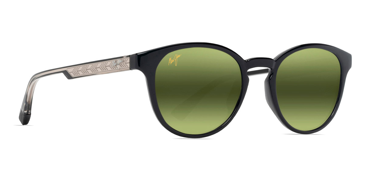 Color: Shiny Black with Trans Light Grey (MM636-025) - Maui Jim MJIMM636-02550