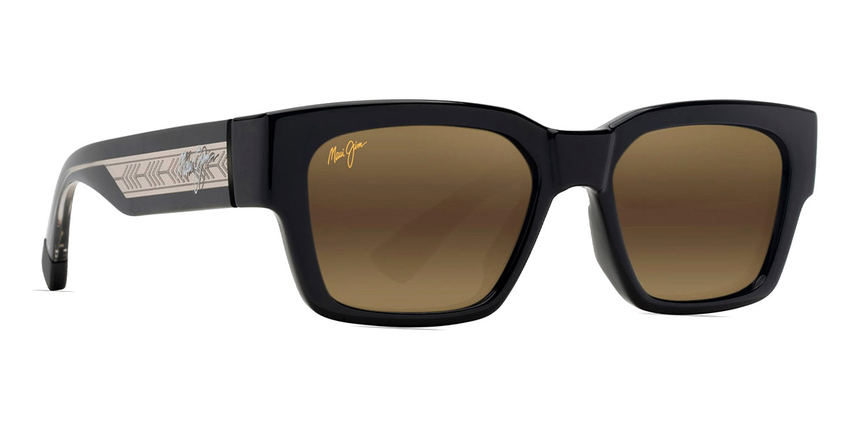 Color: Shiny Black with Trans Light Gray (MM642-021) - Maui Jim MJIMM642-02153