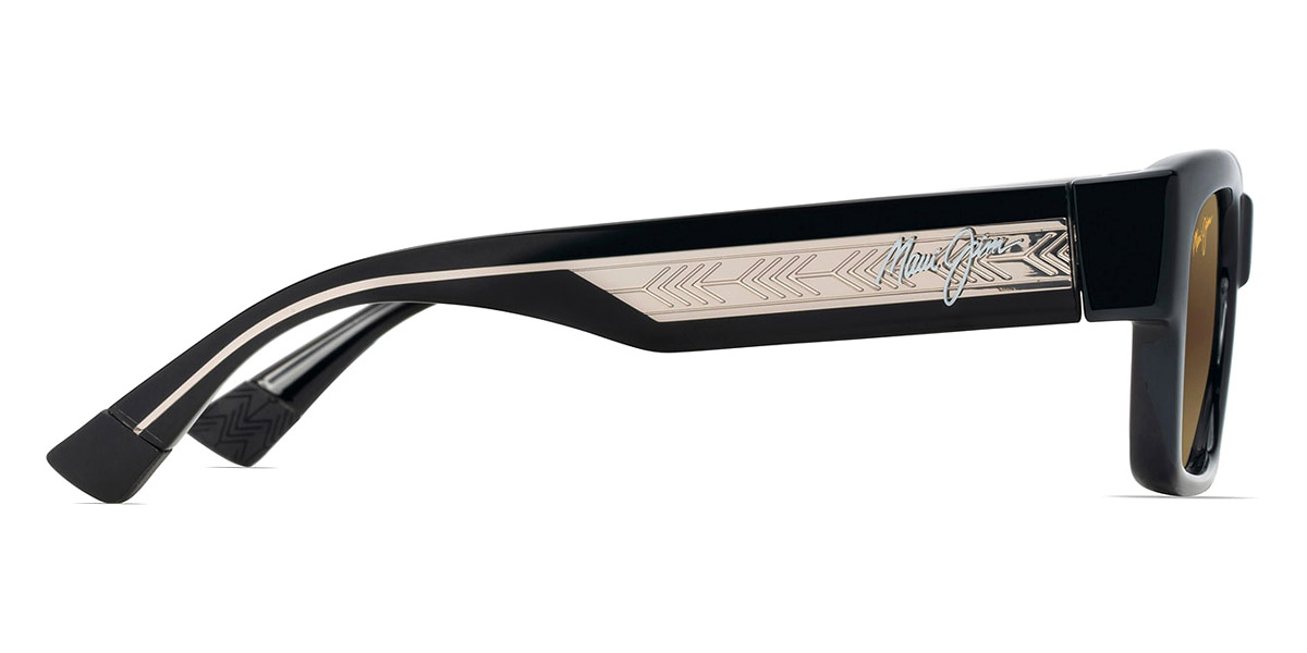 Color: Shiny Black with Trans Light Gray (MM642-021) - Maui Jim MJIMM642-02153