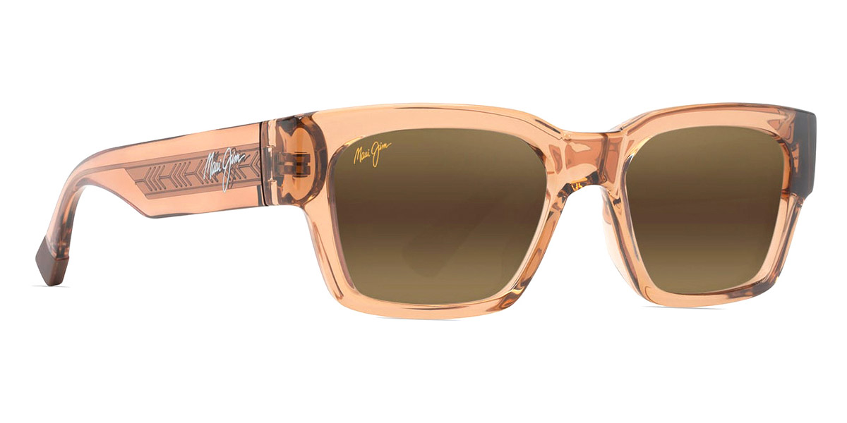 Color: Shiny Trans Light Tan (MM642-024) - Maui Jim MJIMM642-02453