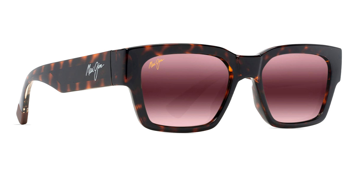 Color: Shiny Dark Havana with Trans Yellow (MM642-026) - Maui Jim MJIMM642-02653