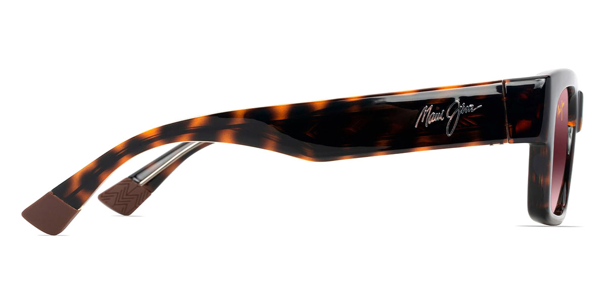 Color: Shiny Dark Havana with Trans Yellow (MM642-026) - Maui Jim MJIMM642-02653