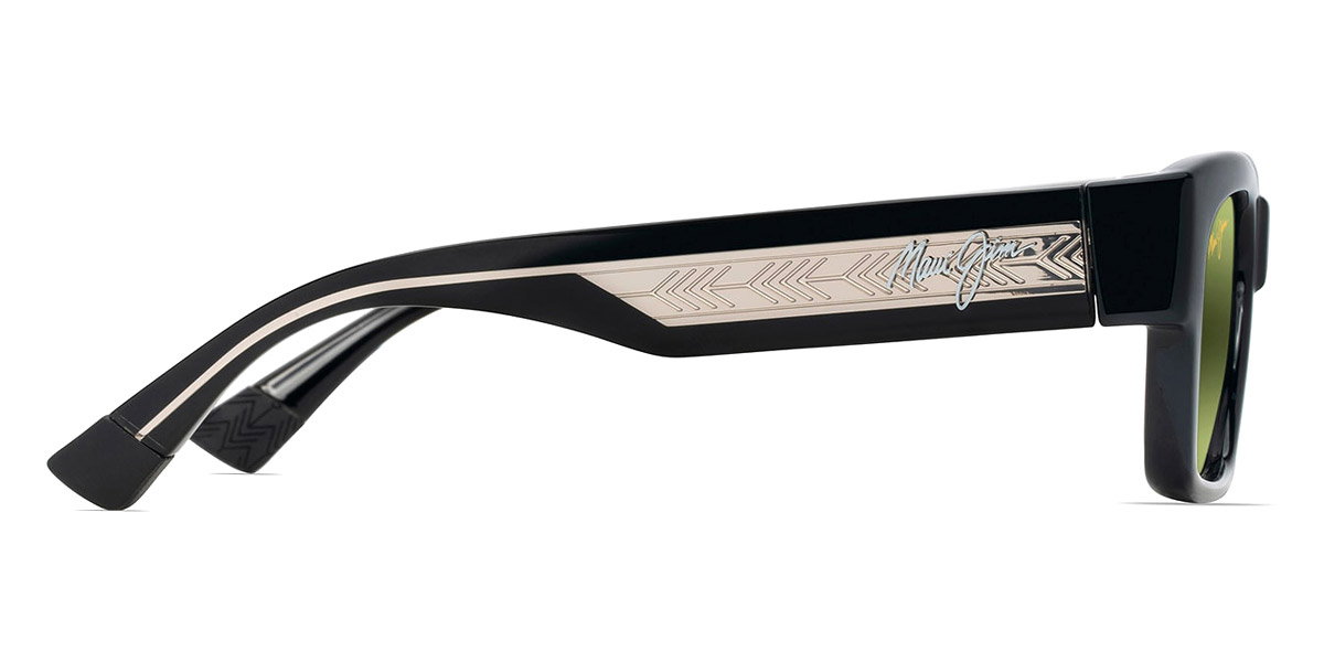 Color: Shiny Black with Trans Light Gray (MM642-029) - Maui Jim MJIMM642-02953