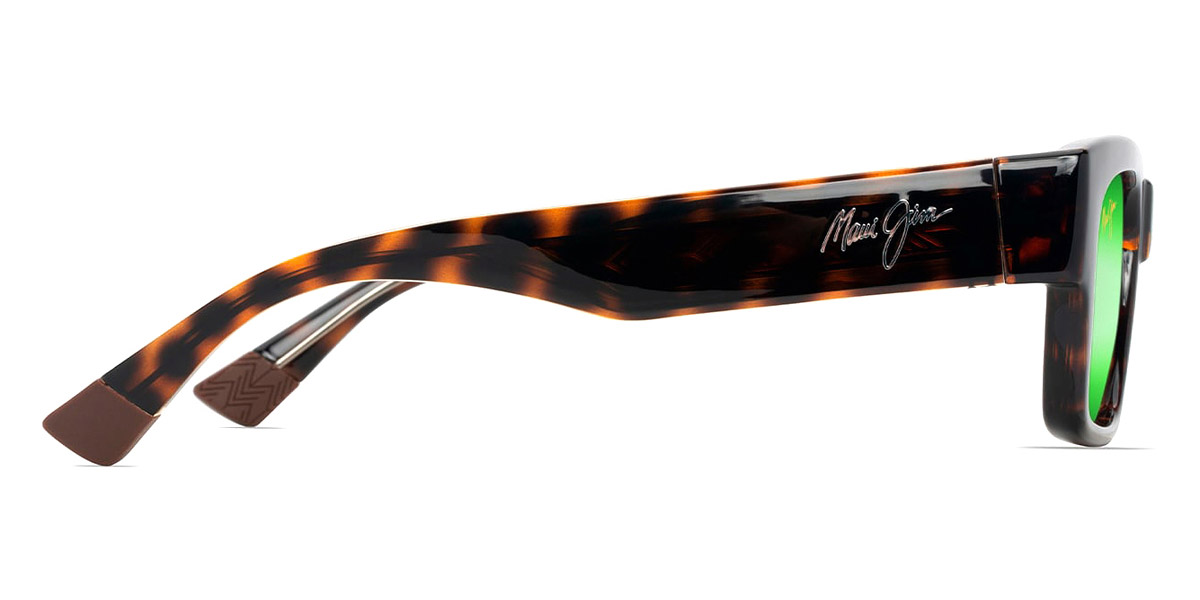 Color: Shiny Dark Havana with Trans Yellow (MM642-046) - Maui Jim MJIMM642-04653