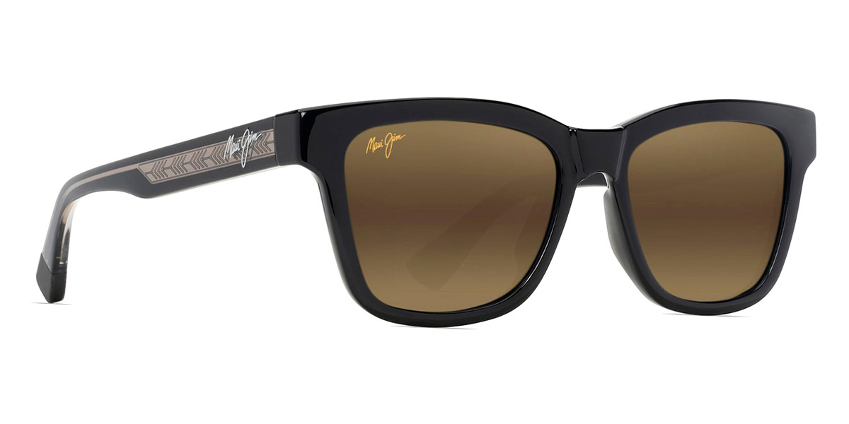 Color: Shiny Black with Trans Light Gray (MM644-017) - Maui Jim MJIMM644-01752