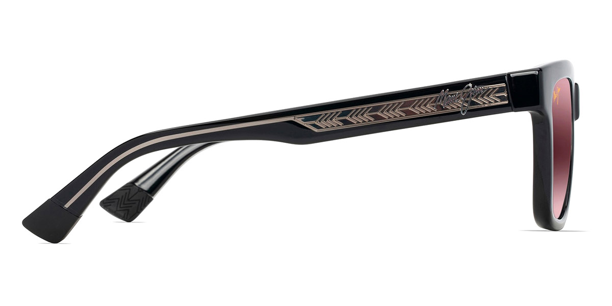 Color: Shiny Black with Trans Light Gray (MM644-021) - Maui Jim MJIMM644-02152