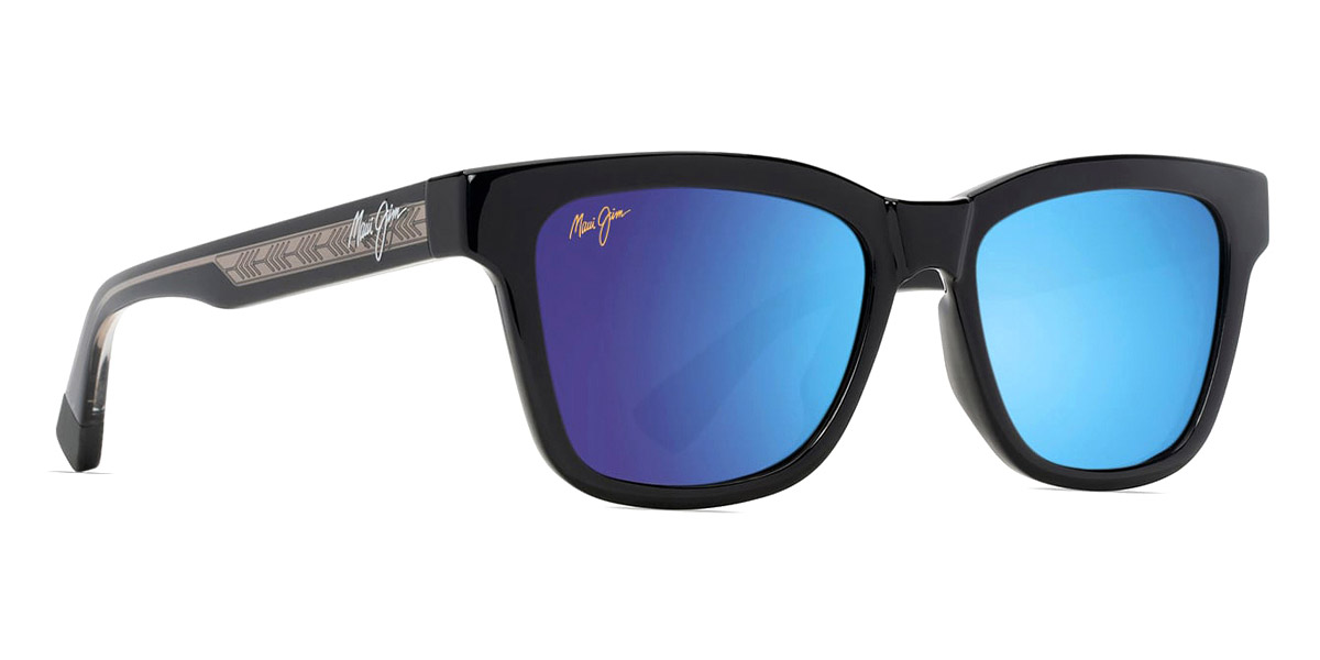 Color: Shiny Black with Trans Light Gray (MM644-029) - Maui Jim MJIMM644-02952