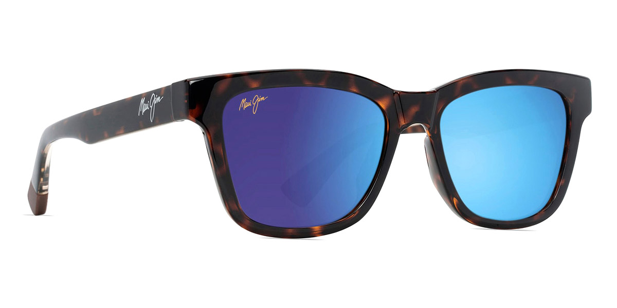 Color: Shiny Dark Havana with Trans Yellow (MM644-030) - Maui Jim MJIMM644-03052