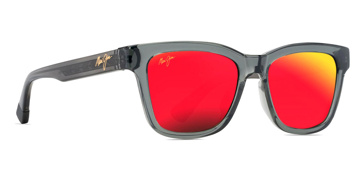 Color: Shiny Trans Dark Gray (MM644-040) - Maui Jim MJIMM644-04052