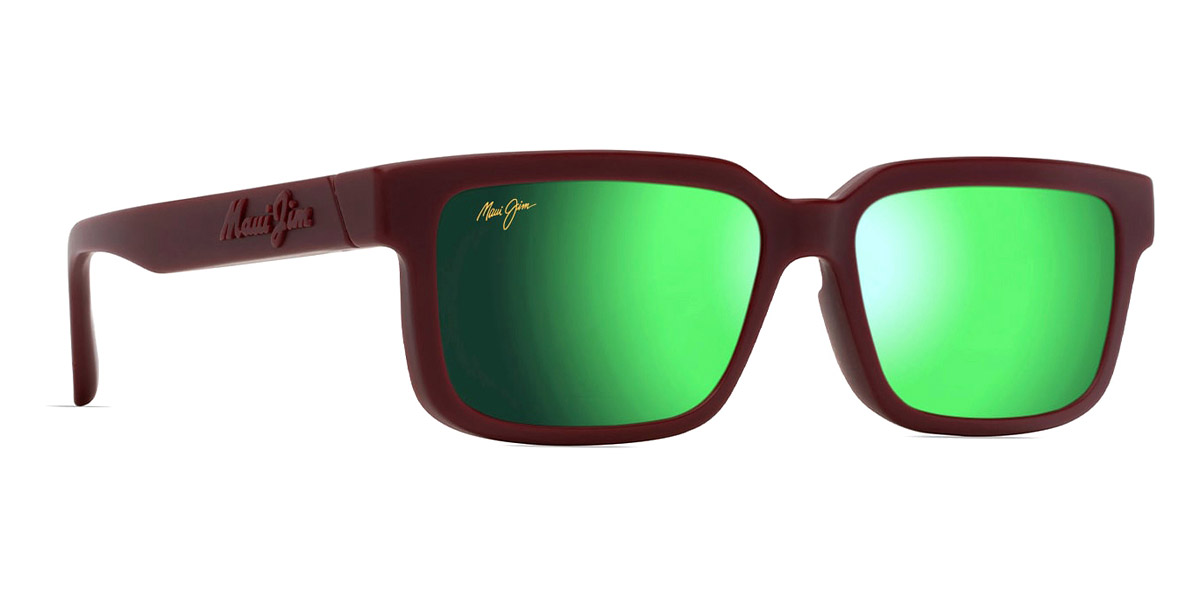 Color: Matte Burgundy (MM655-043) - Maui Jim MJIMM655-04356