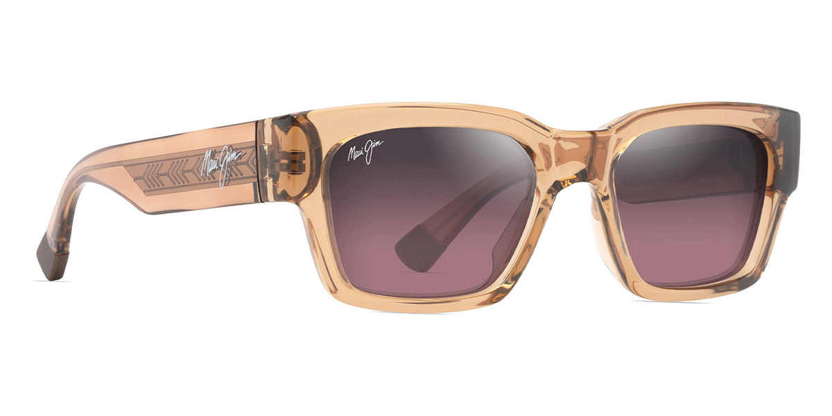 Color: Shiny Trans Light Tan (RS642-01) - Maui Jim MJIRS642-0153