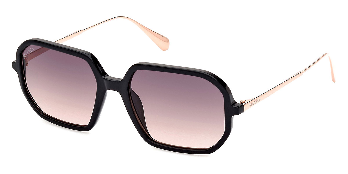 Color: Shiny Black/Shiny Pink Gold (01B) - Max&Co MO008701B54