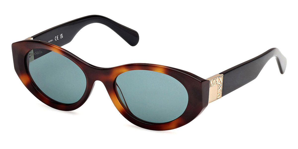 Color: Dark Havana/Shiny Black (52N) - Max&Co MO012352N53