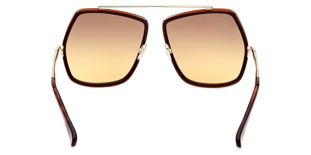 Color: Shiny Dark Brown/Shiny Pale Gold (48F) - Max Mara MM006048F64