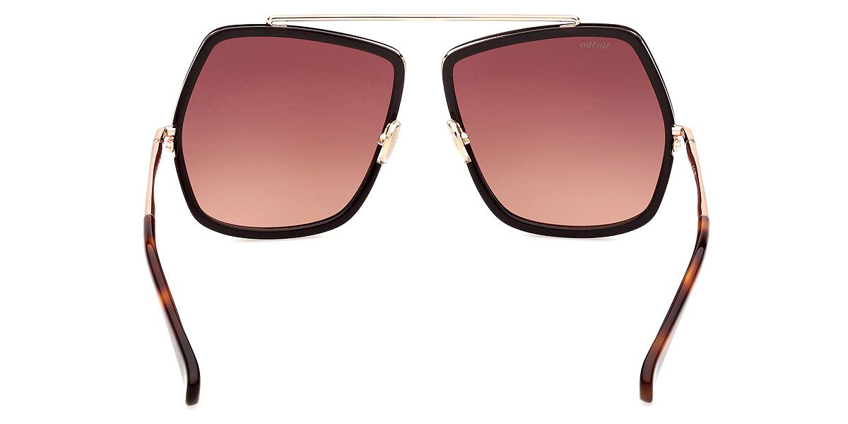 Color: Shiny Dark Brown/Shiny Pink Gold (50F) - Max Mara MM006050F64