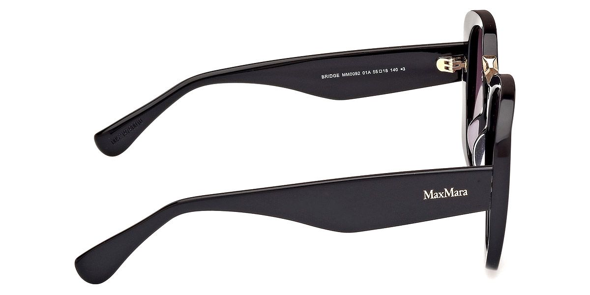 Color: Shiny Black (01A) - Max Mara MM009201A55