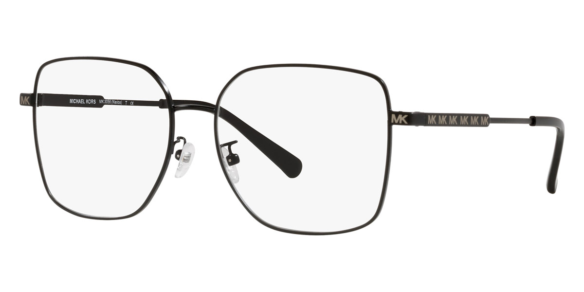Michael Kors™ Naxos MK3056 1004 55 Matte Black Eyeglasses