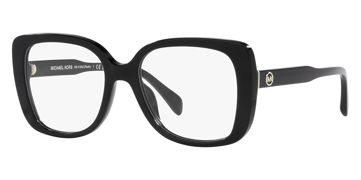 Michael Kors™ Perth MK4104U 3005 53 Black Eyeglasses