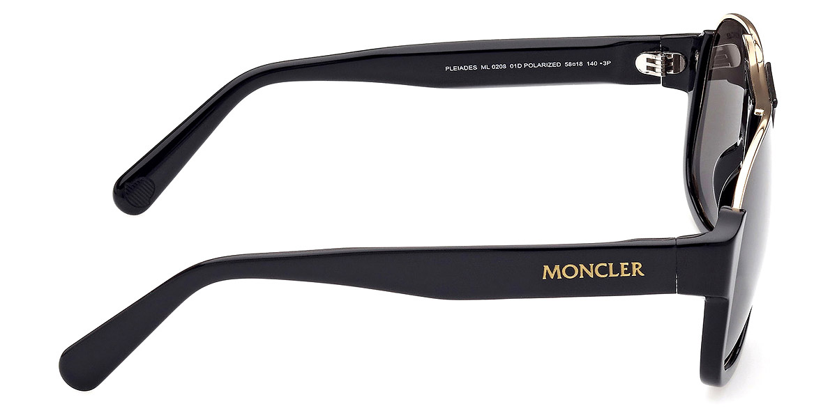 Color: Shiny Black (01D) - Moncler ML0208Pleiades01D58