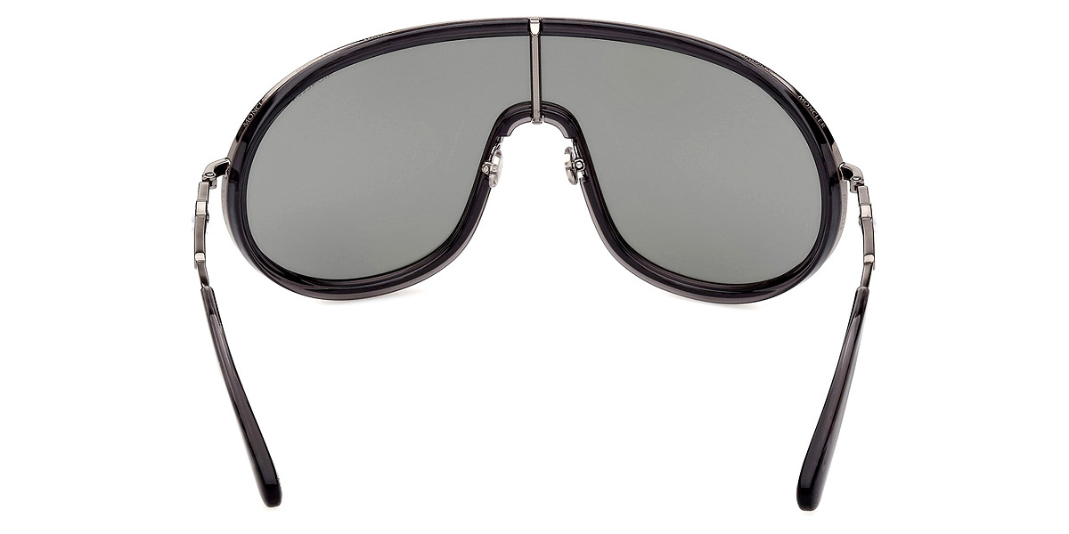 Color: Transparent Dark Gray/Gunmetal (01A) - Moncler ML0222Vangarde01A00