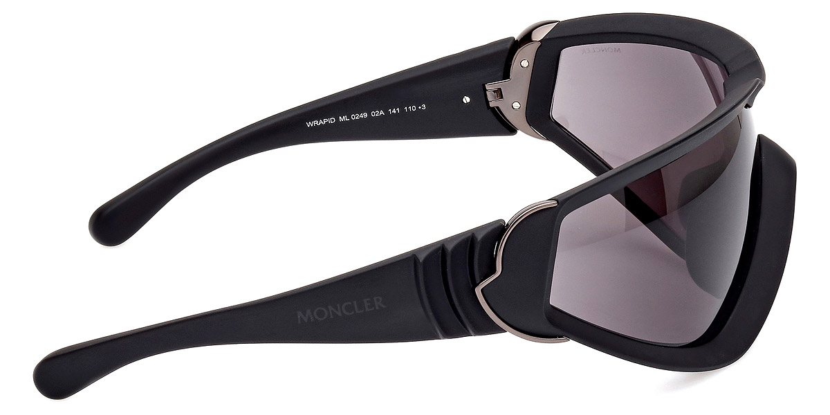 Color: Matte Black (02A) - Moncler ML0249Wrapid02A00