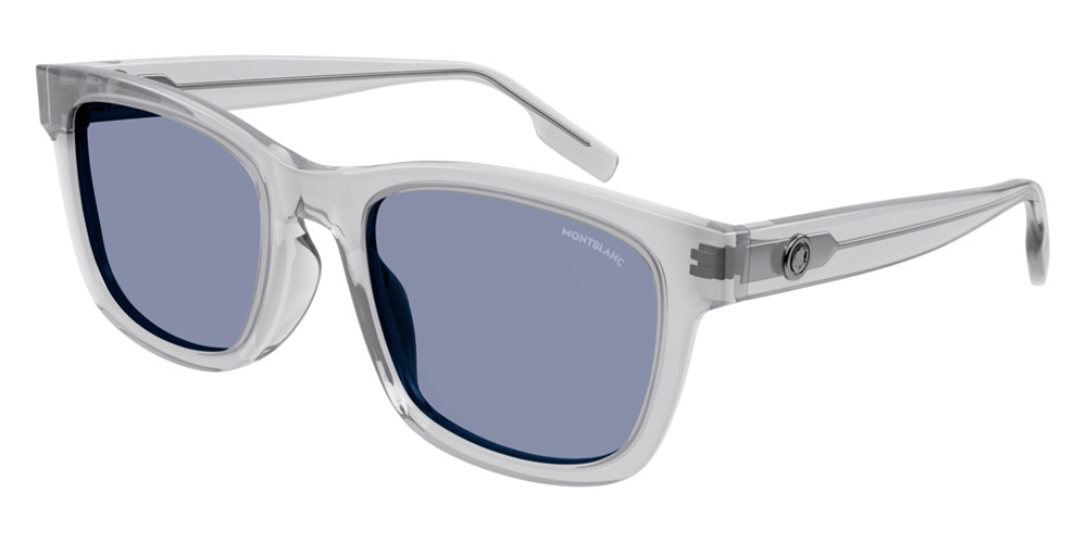 Montblanc™ MB0177SK 004 56 Gray Sunglasses