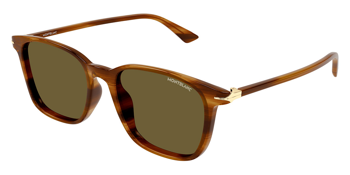 Color: Brown (004) - Montblanc MB0338S00452