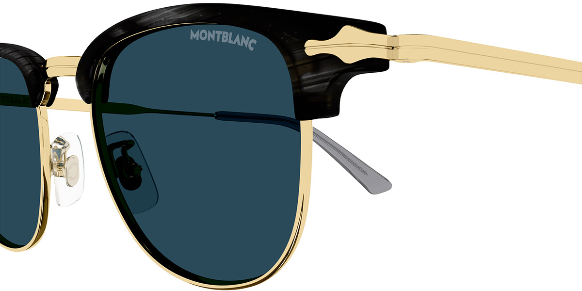 Color: Gray/Gold (003) - Montblanc MB0364S00349