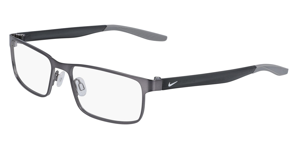 Nike™ 8131 073 53 Brushed Gunmetal Wolf Gray Eyeglasses