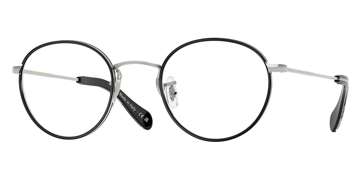 Color: Brushed Silver/Black (5063) - Oliver Peoples OV1352506346