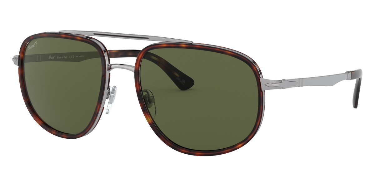 Color: Gunmetal/Havana (513/58) - Persol PO2465S513/5857