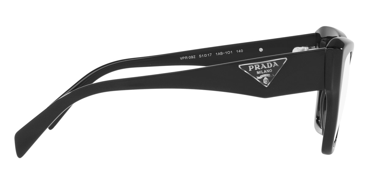 Prada™ PR 09ZV 1AB1O1 49 Black Eyeglasses