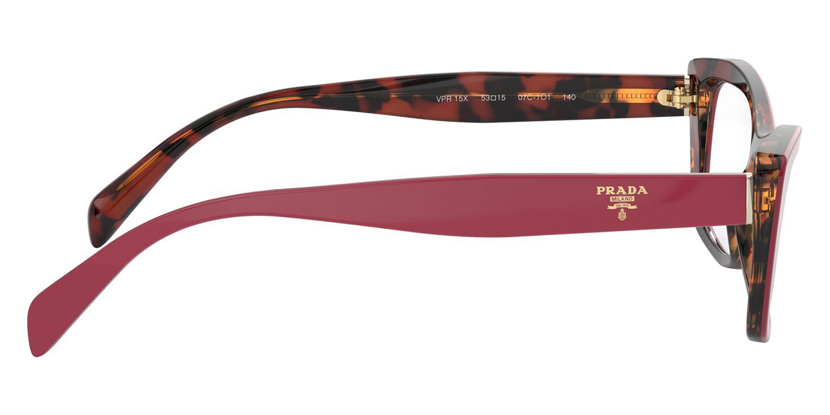 Color: Red/Havana (07C1O1) - Prada PR15XV07C1O153