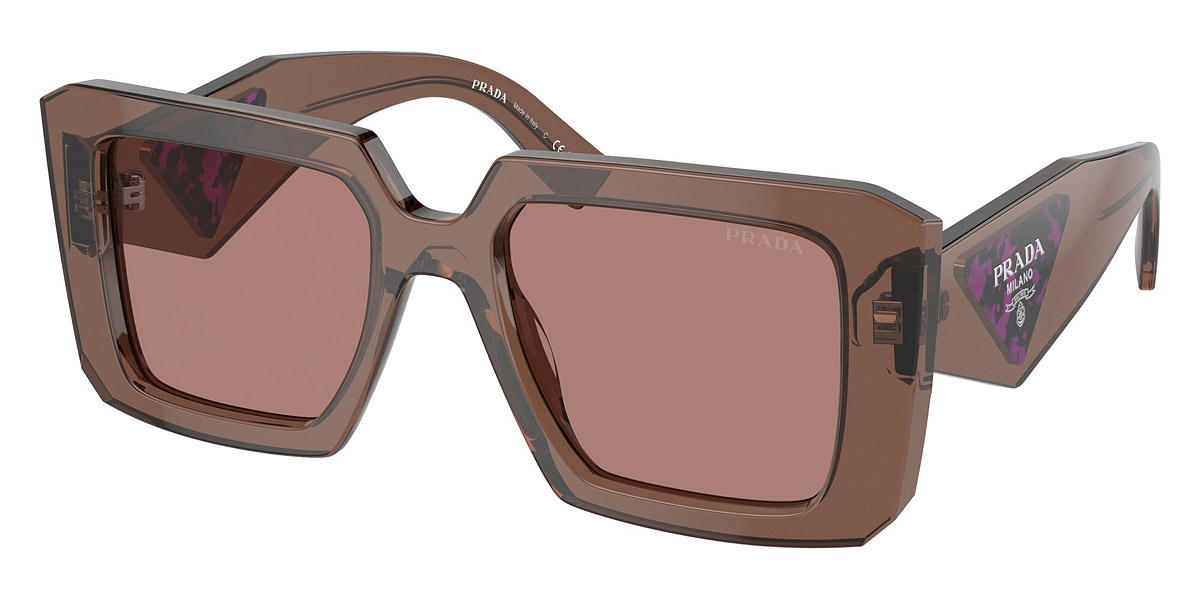 Color: Brown Transparent (17O60B) - Prada PR23YSF17O60B52