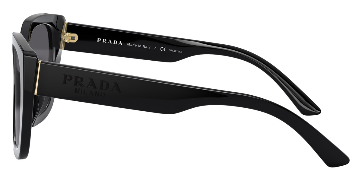 Prada™ PR 24XS 1AB5Z1 52 Black Sunglasses