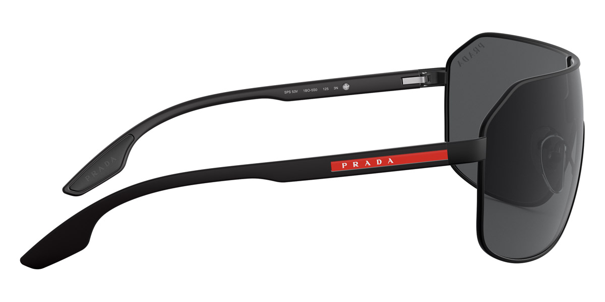 Prada™ Active PS 53VS 1BO5S0 37 Matte Black Sunglasses