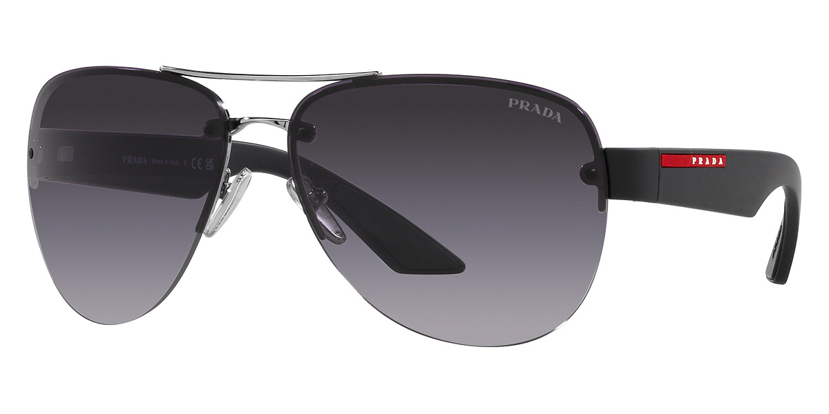 Color: Silver (1BC09U) - Prada Linea Rossa PS55YS1BC09U64