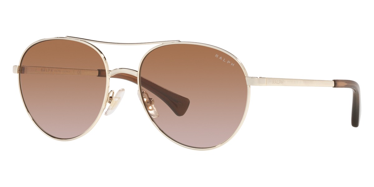 Ralph Lauren™ RA4135 911613 55 Shiny Pale Gold Sunglasses